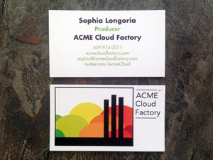ACME Cloud Factory Business Cards